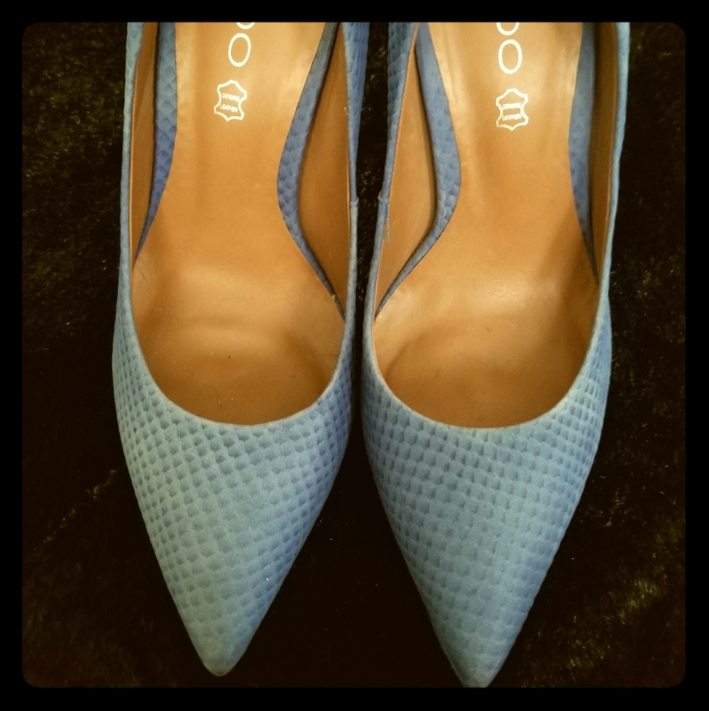 Aldo Blue Textured Heel_Sold